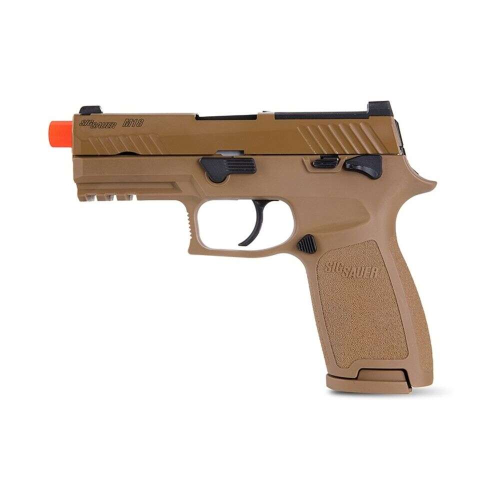 Handguns Sig Sauer Ready Series Sig AIRSOFT PROFORCE M18 6MM GREEN GAS COYOTE TAN